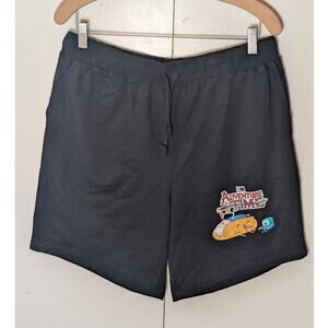 Adventure Time Black Shorts Large